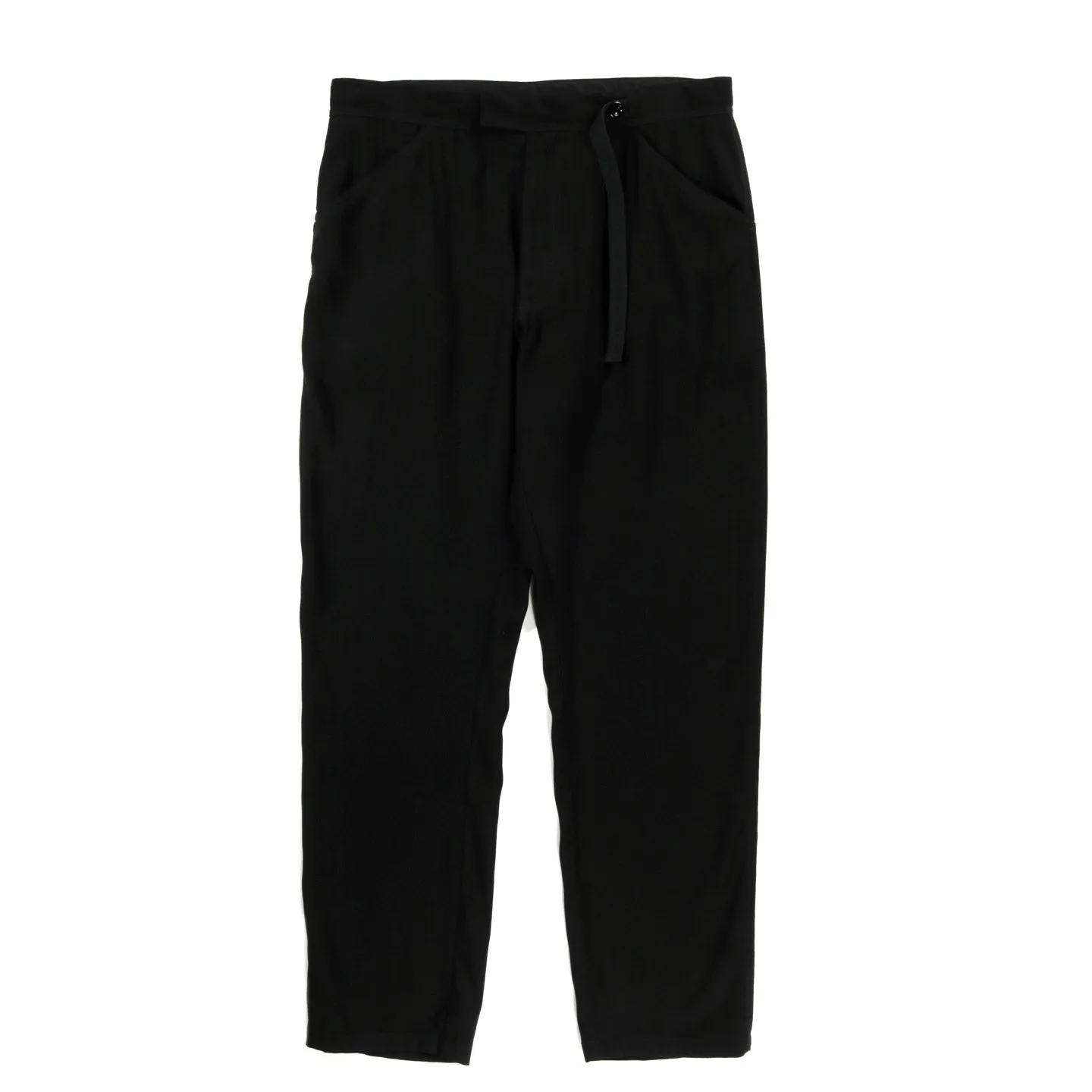 4SDESIGNS STEVE PANT 10OZ BLACK VISCOSE/POLY TWILL