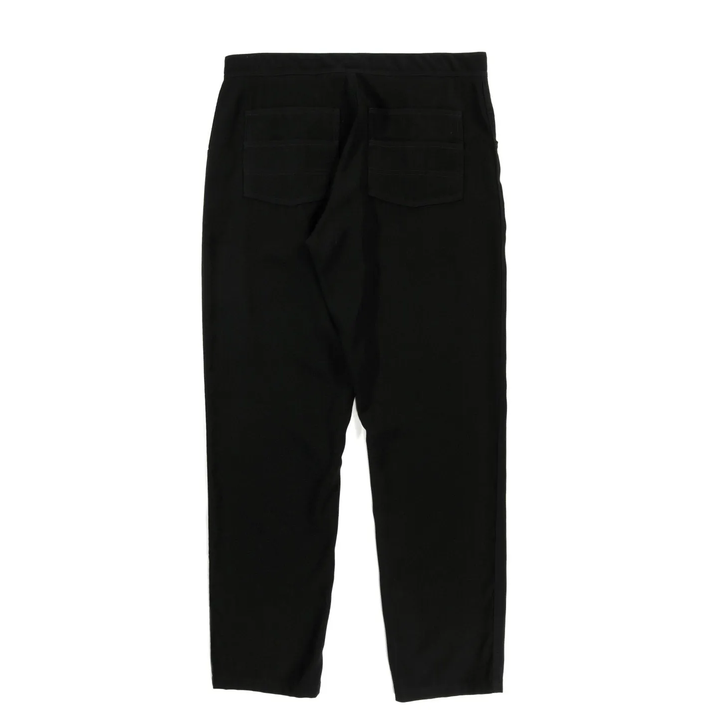 4SDESIGNS STEVE PANT 10OZ BLACK VISCOSE/POLY TWILL