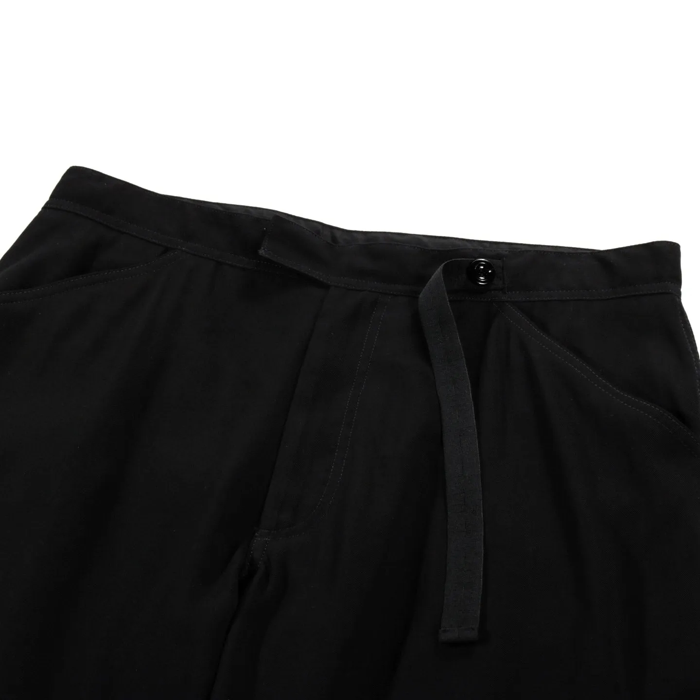 4SDESIGNS STEVE PANT 10OZ BLACK VISCOSE/POLY TWILL