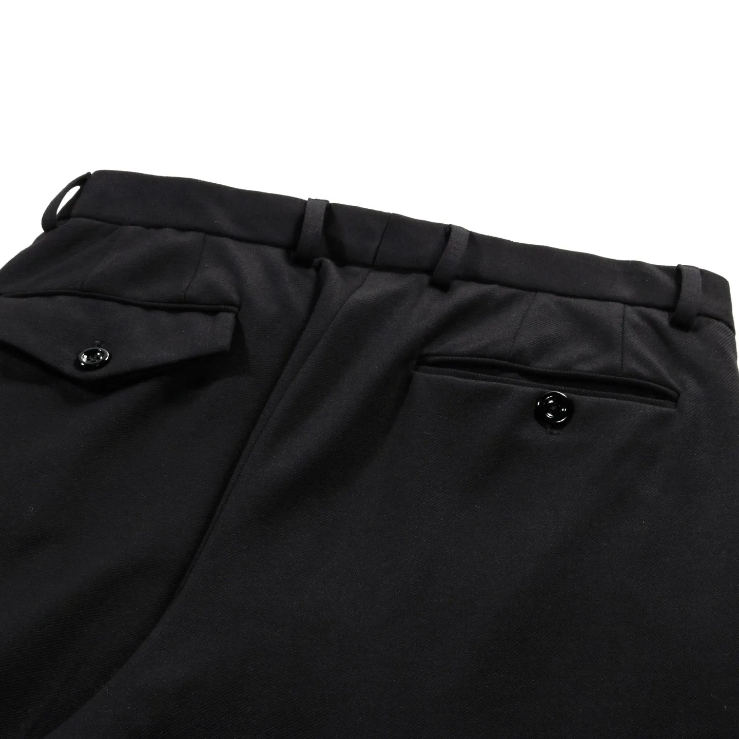 4SDESIGNS TRIPLE PLEAT PANT BLACK 18OZ. VISCOSE TWILL JERSEY