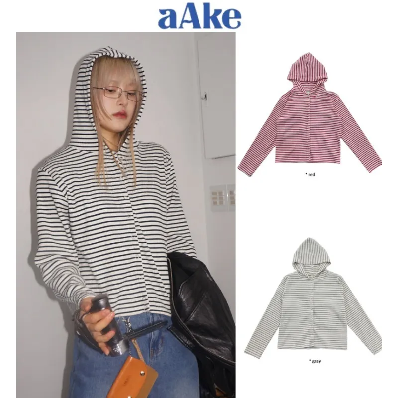 AAKE  |Street Style Logo Hoodies & Sweatshirts