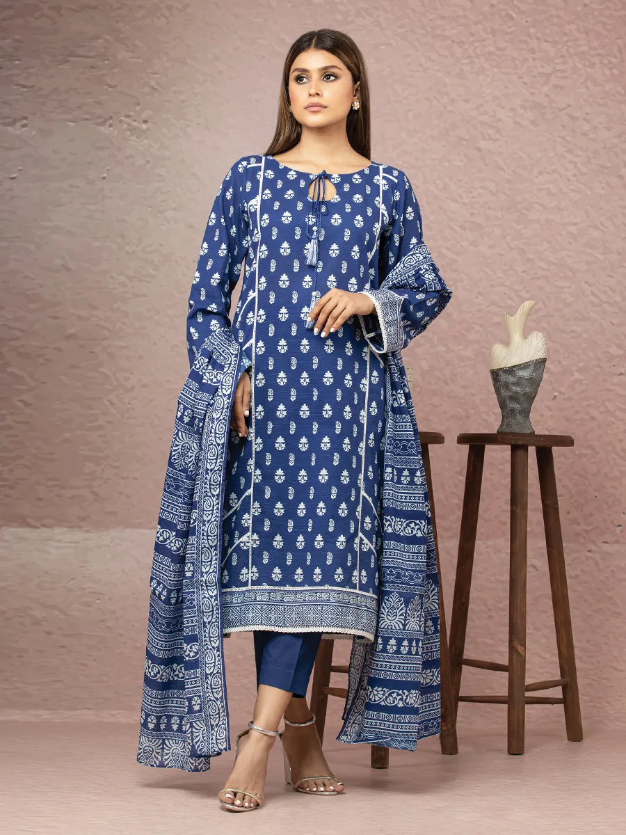 ACE Galleria Merak Khaddar Unstitched Printed 3Pc Suit A-WU3PWK22-400