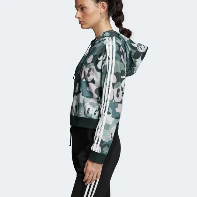 adidas  |Flower Patterns Collaboration Logo Hoodies & Sweatshirts