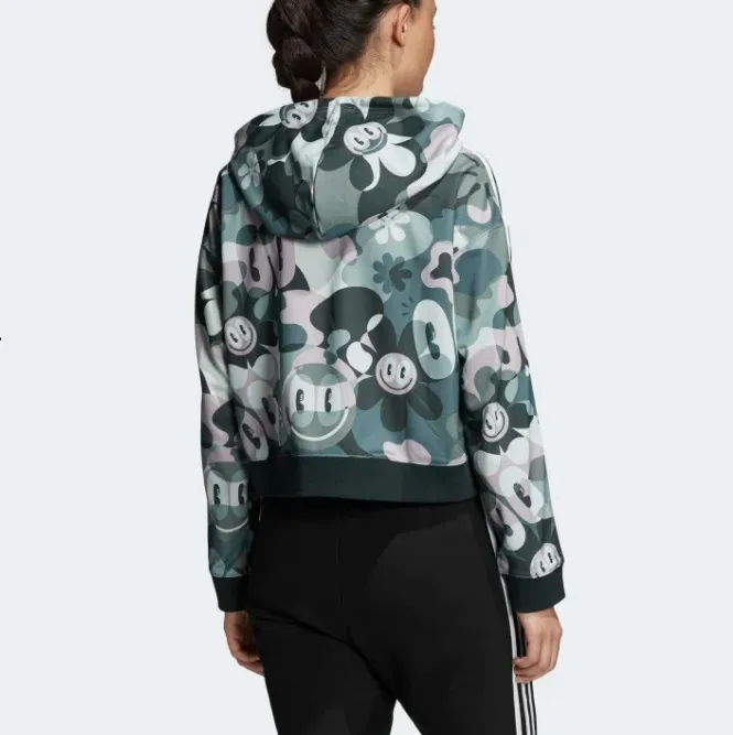 adidas  |Flower Patterns Collaboration Logo Hoodies & Sweatshirts