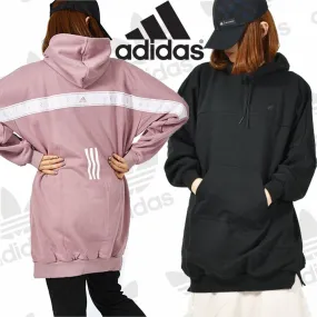 adidas  |Unisex Long Sleeves Plain Logo Hoodies & Sweatshirts