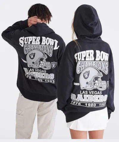 Aeropostale Las Vegas Raiders Super Bowl Pullover Hoodie