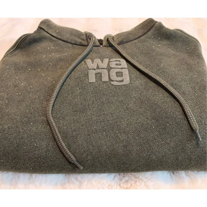 Alexander Wang  |Long Sleeves Plain Logo Hoodies & Sweatshirts