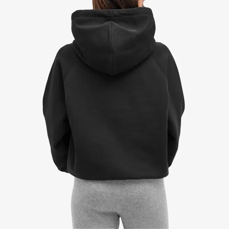 AMI PARIS  |Long Sleeves Plain Cotton Logo Hoodies & Sweatshirts