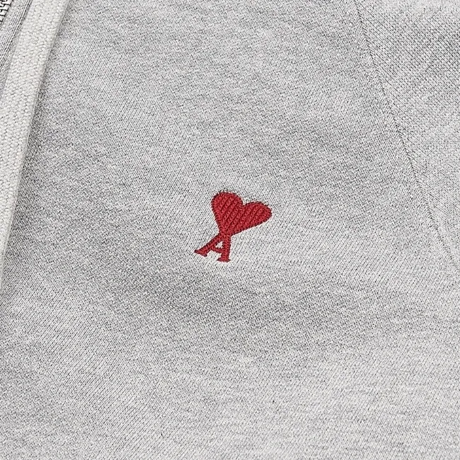 AMI PARIS  |Unisex Long Sleeves Cotton Logo Hoodies & Sweatshirts