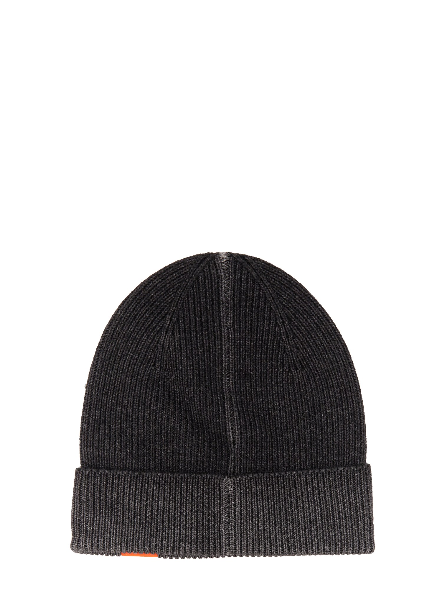 ASPESI    WOOL BEANIE HAT WITH LOGO