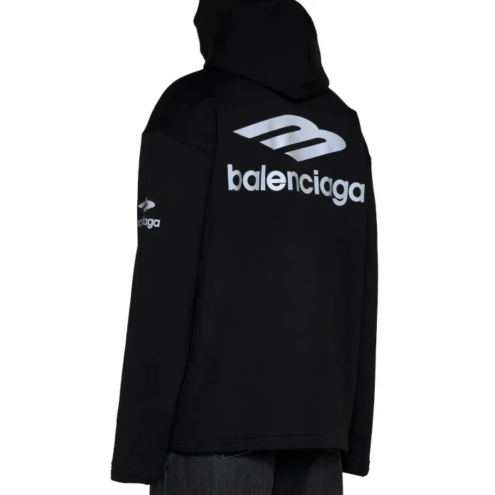 BALENCIAGA  |Long Sleeves Cotton Logo Luxury Hoodies