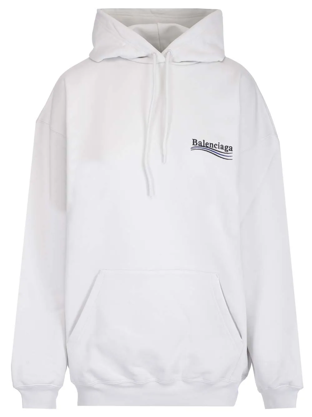 BALENCIAGA  |Long Sleeves Plain Cotton Medium Logo Hoodies & Sweatshirts