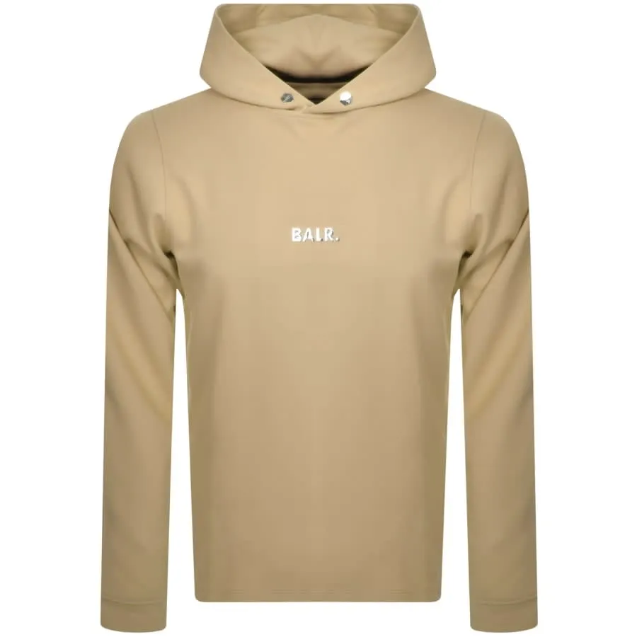 BALR Q Series Logo Hoodie Beige