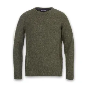 Barbour - Tisbury Crew Neck Jumper in Dark Seaweed