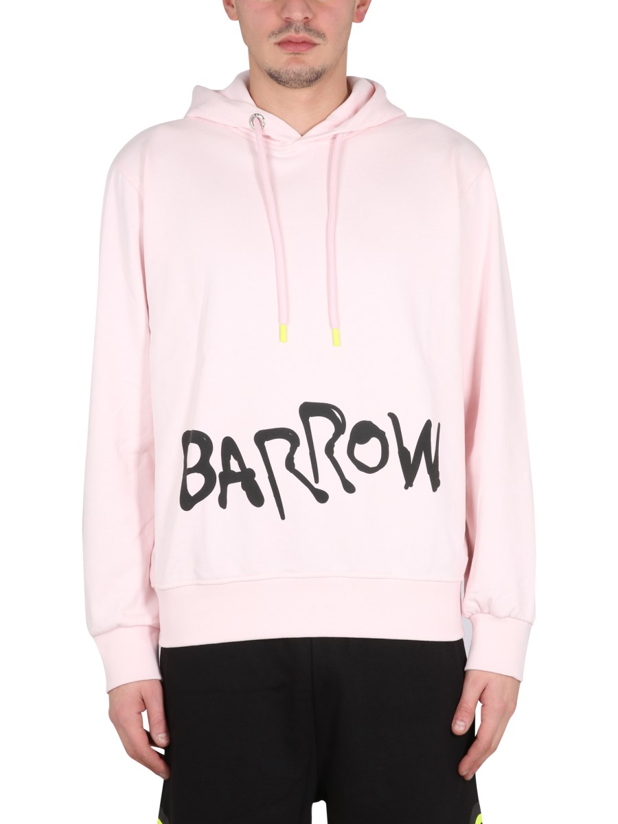 BARROW    COTTON SWEATSHIRT WITH LOGO PRINT