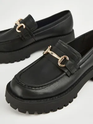 Black Chunky Loafer Shoes | Women | George at ASDA