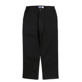 BLUE BLUE JAPAN COTTON TENCEL TWILL FATIGUE PANTS BLACK