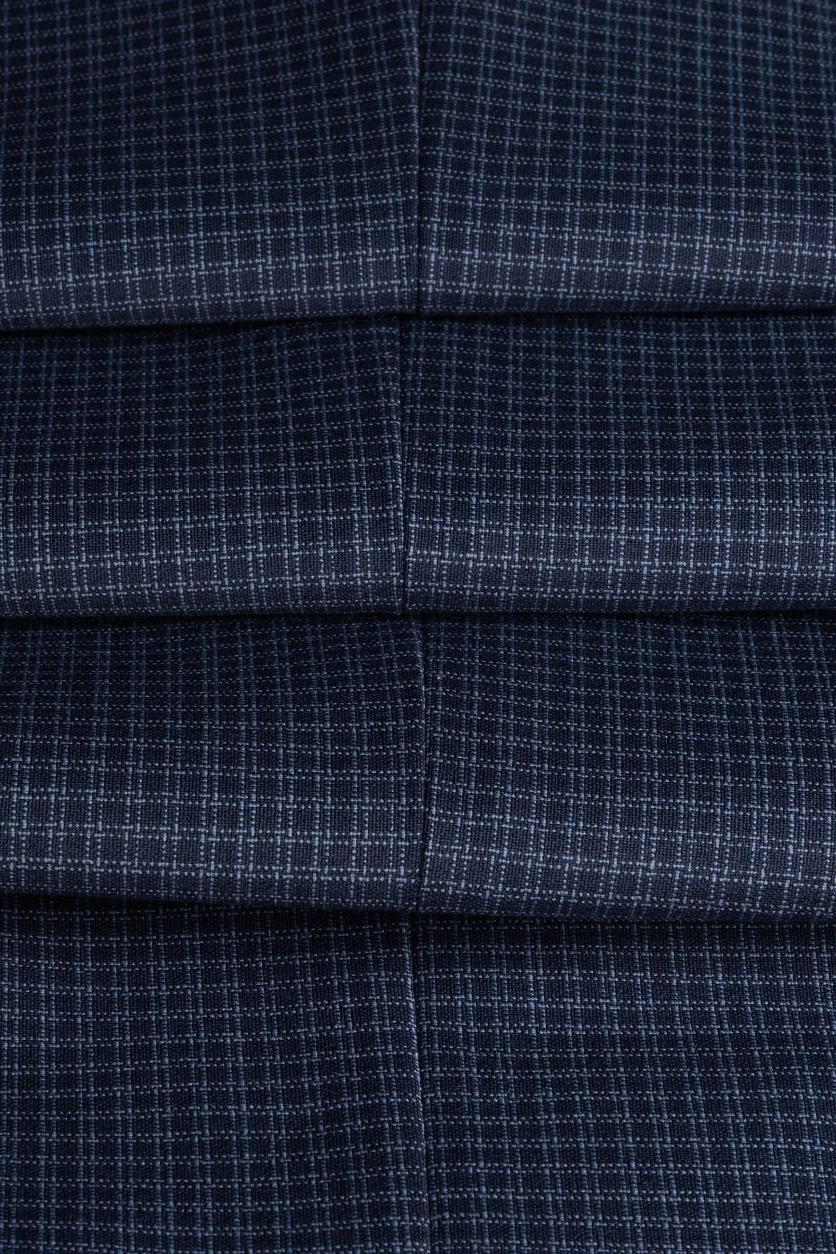 Bond Navy Check Trouser