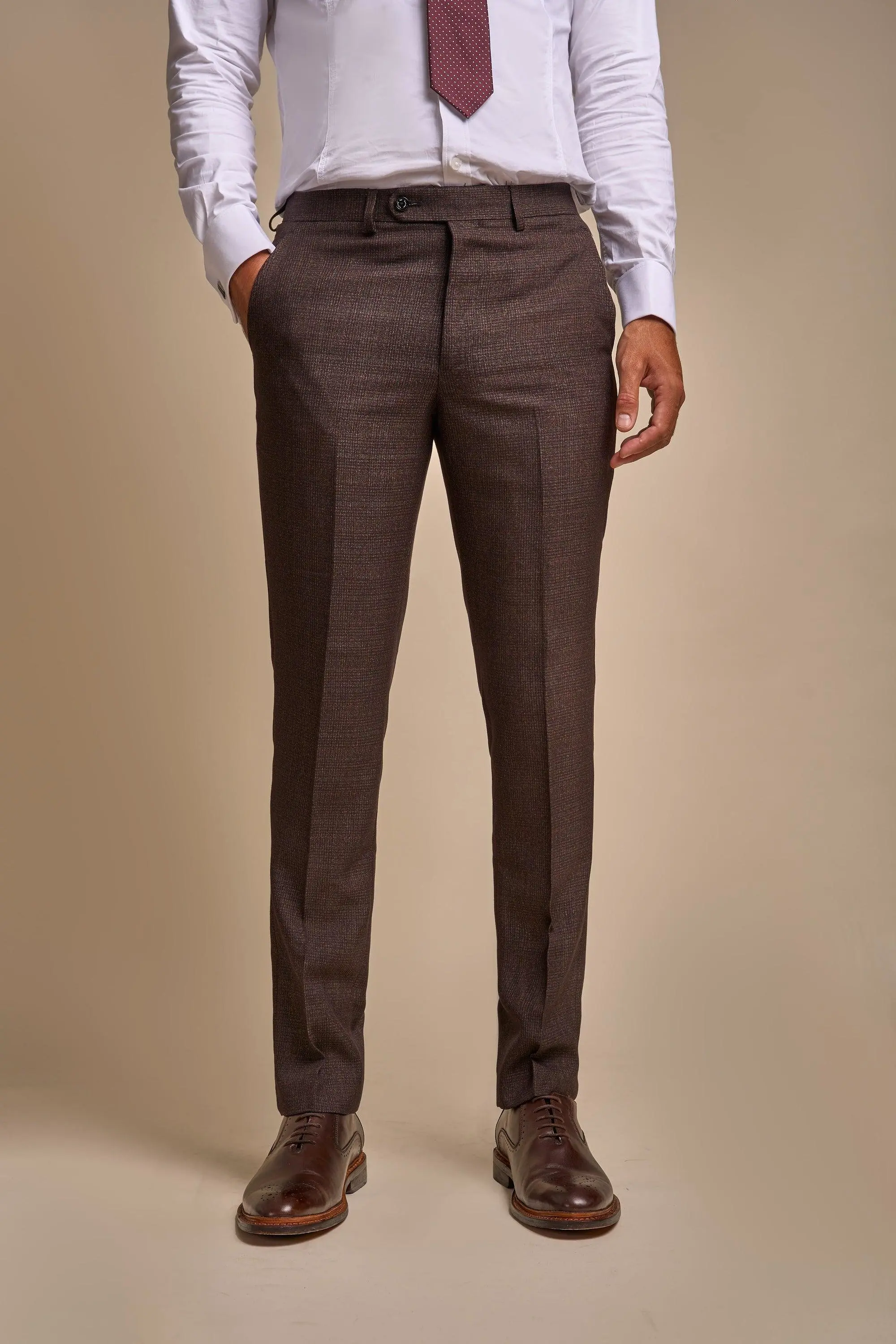 Caridi Brown Three Piece Suit