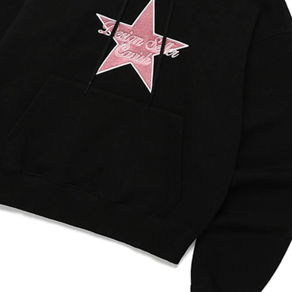 CAVISH  |Long Sleeves Cotton With Jewels Logo Hoodies & Sweatshirts