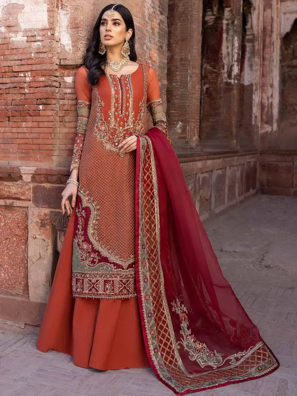 Charizma Dastaan-e-Jashan Luxury Chiffon Unstitched 3Pc Suit DJW23-02