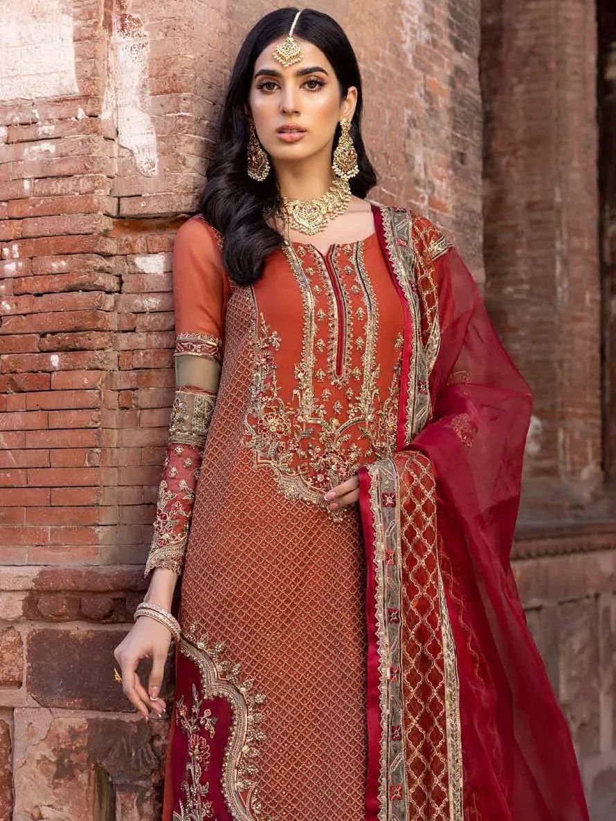 Charizma Dastaan-e-Jashan Luxury Chiffon Unstitched 3Pc Suit DJW23-02