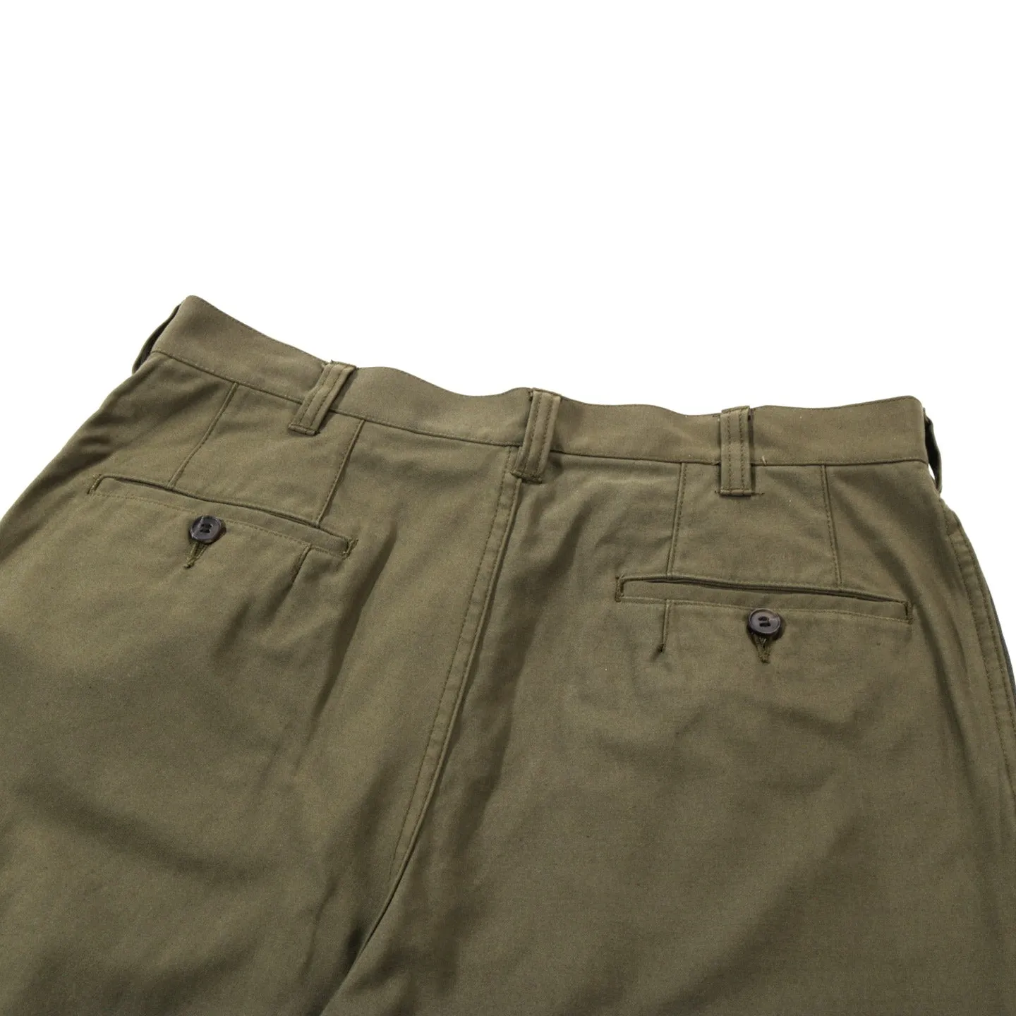 COMME DES GARCONS HOMME P017 TWO-TONE PANT KHAKI