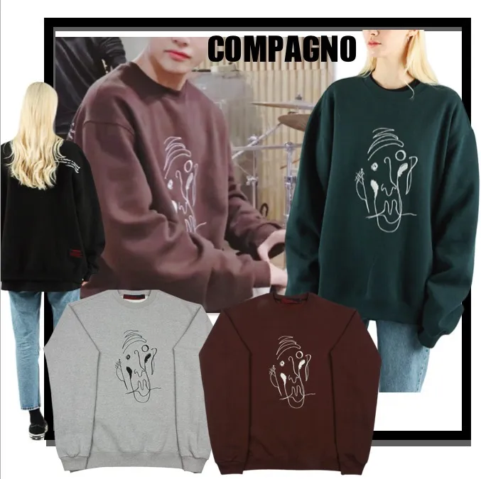 COMPAGNO  |Unisex Street Style Hoodies & Sweatshirts