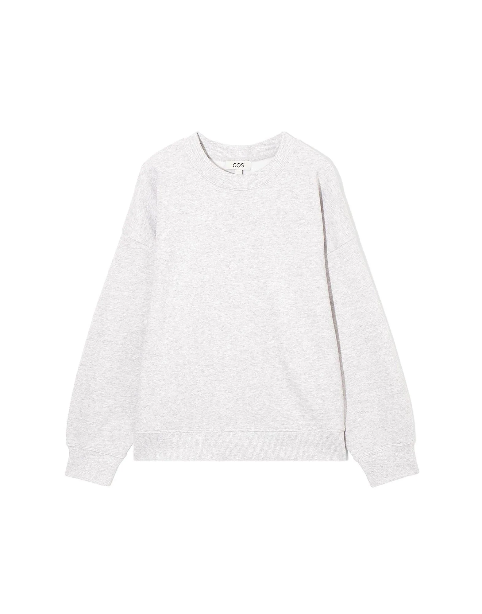 COS  |Crew Neck Sweat Long Sleeves Plain Cotton