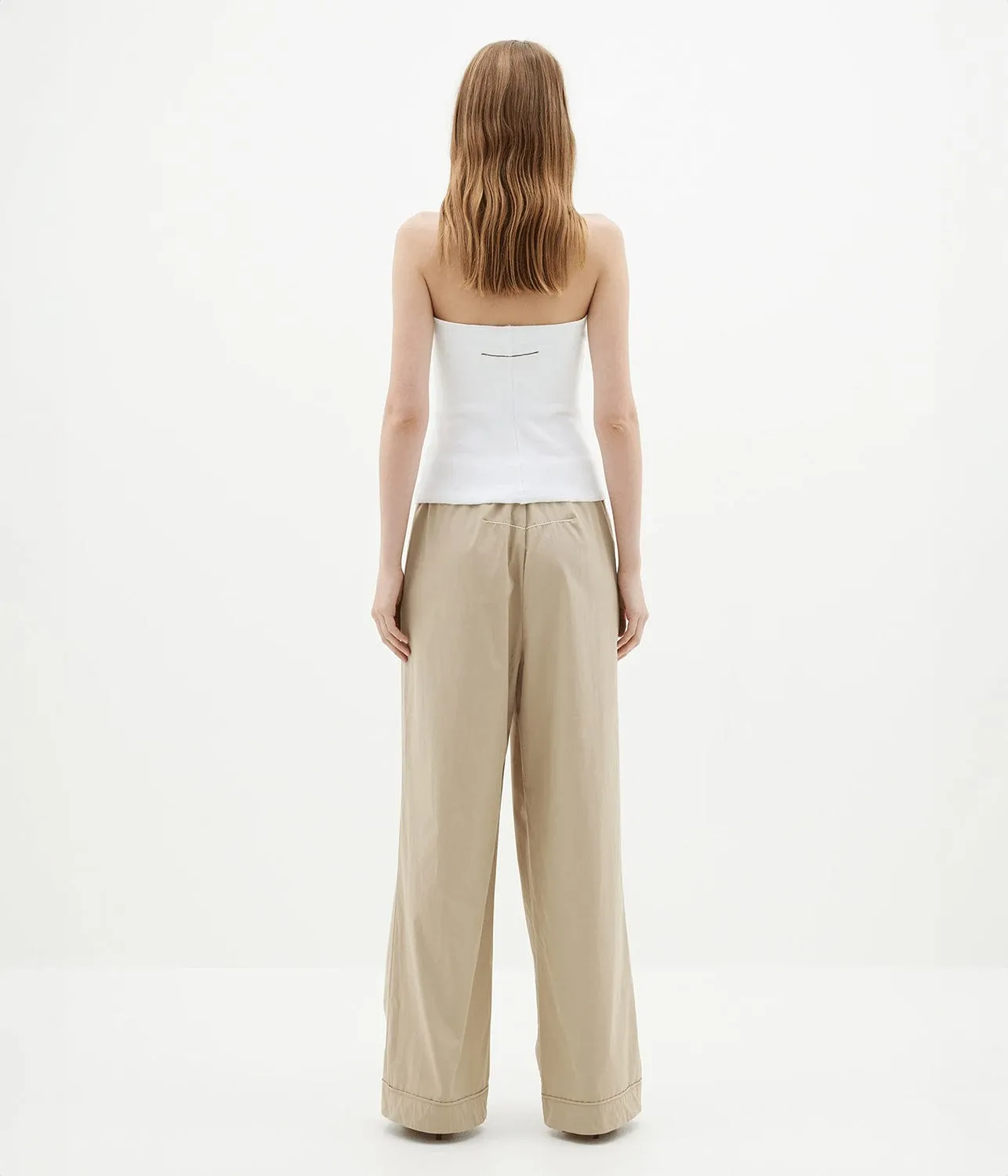 COTTON SUMMER PANT- TAN