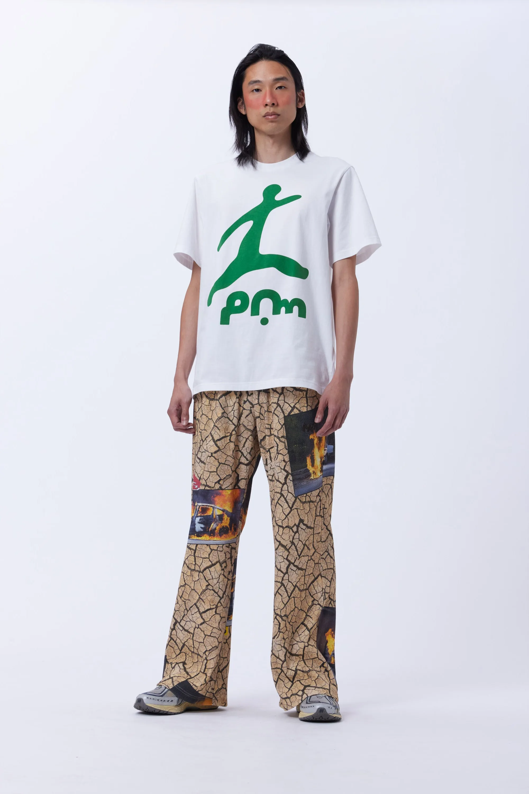 CRACKED EARTH RELAX FIT PANT