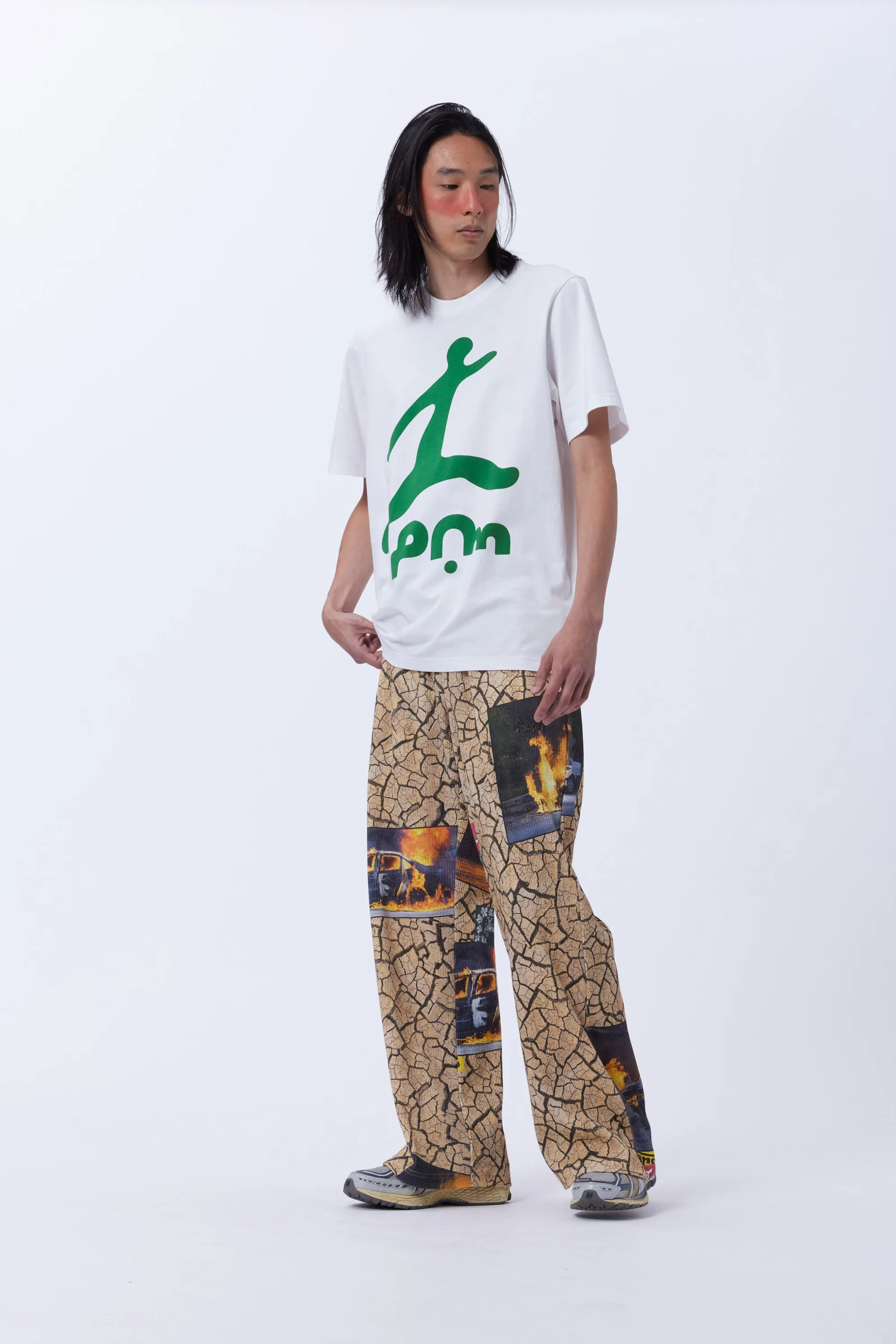 CRACKED EARTH RELAX FIT PANT