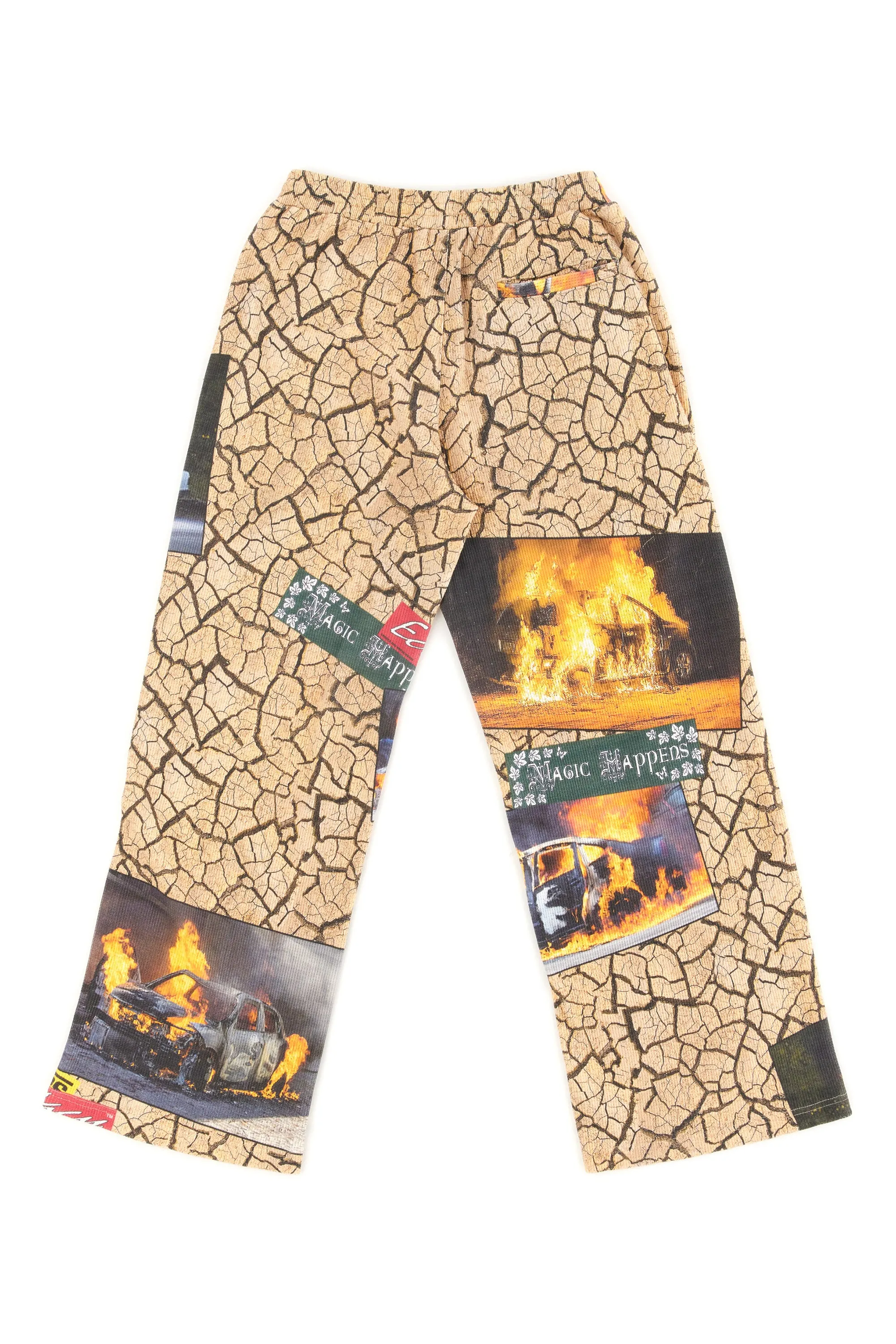 CRACKED EARTH RELAX FIT PANT