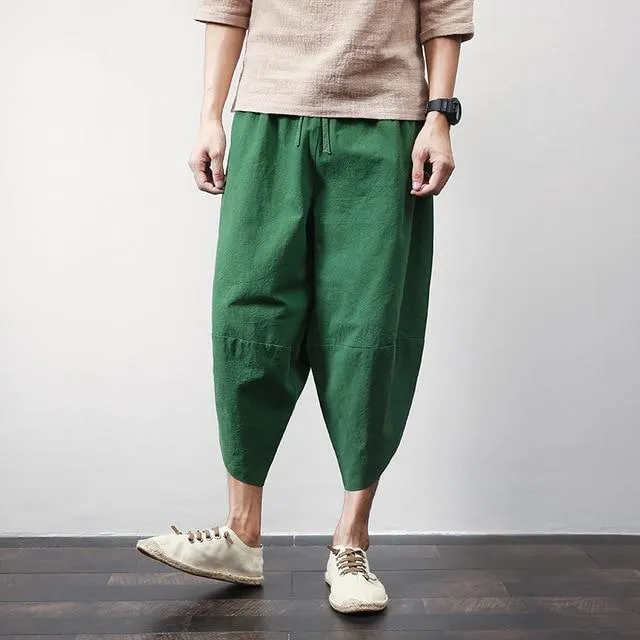 Eiburi Traditional Linen Lounge Pants