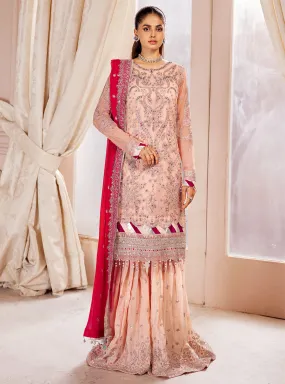 Elaine By Emaan Adeel Embroidered Organza Unstitched 3 Piece Suit - 10