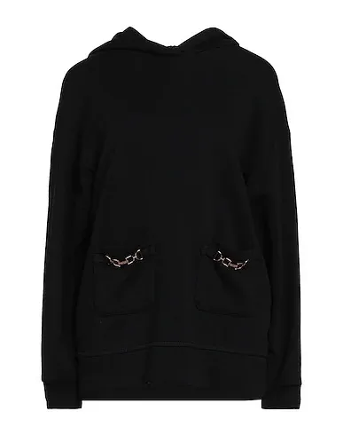 ELISABETTA FRANCHI  |Long Sleeves Plain Logo Hoodies & Sweatshirts