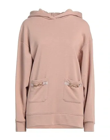 ELISABETTA FRANCHI  |Long Sleeves Plain Logo Hoodies & Sweatshirts