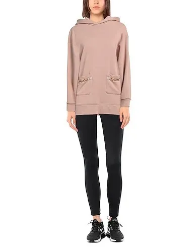 ELISABETTA FRANCHI  |Long Sleeves Plain Logo Hoodies & Sweatshirts