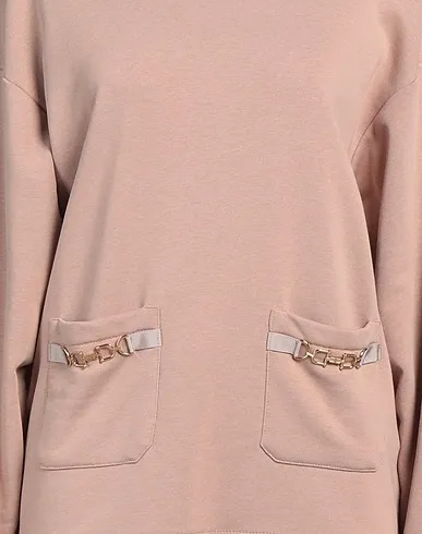 ELISABETTA FRANCHI  |Long Sleeves Plain Logo Hoodies & Sweatshirts