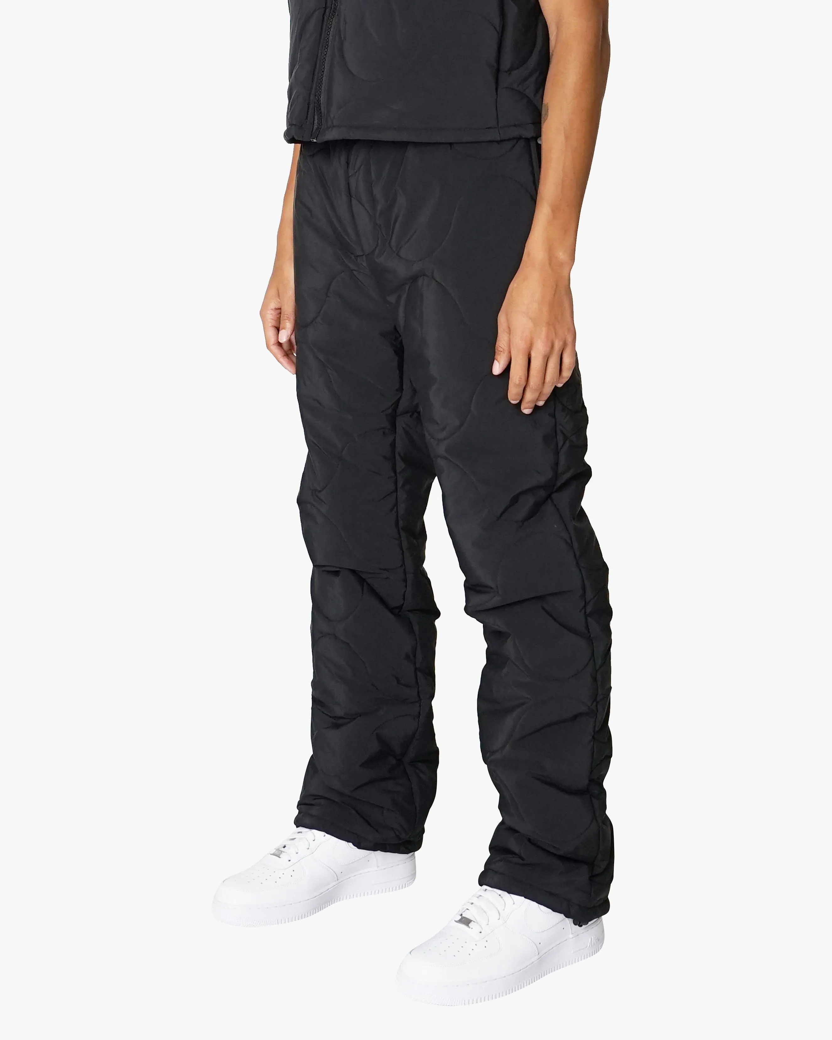 EPTM GRIDDY PUFFER PANTS-BLACK