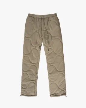 EPTM GRIDDY PUFFER PANTS-OLIVE