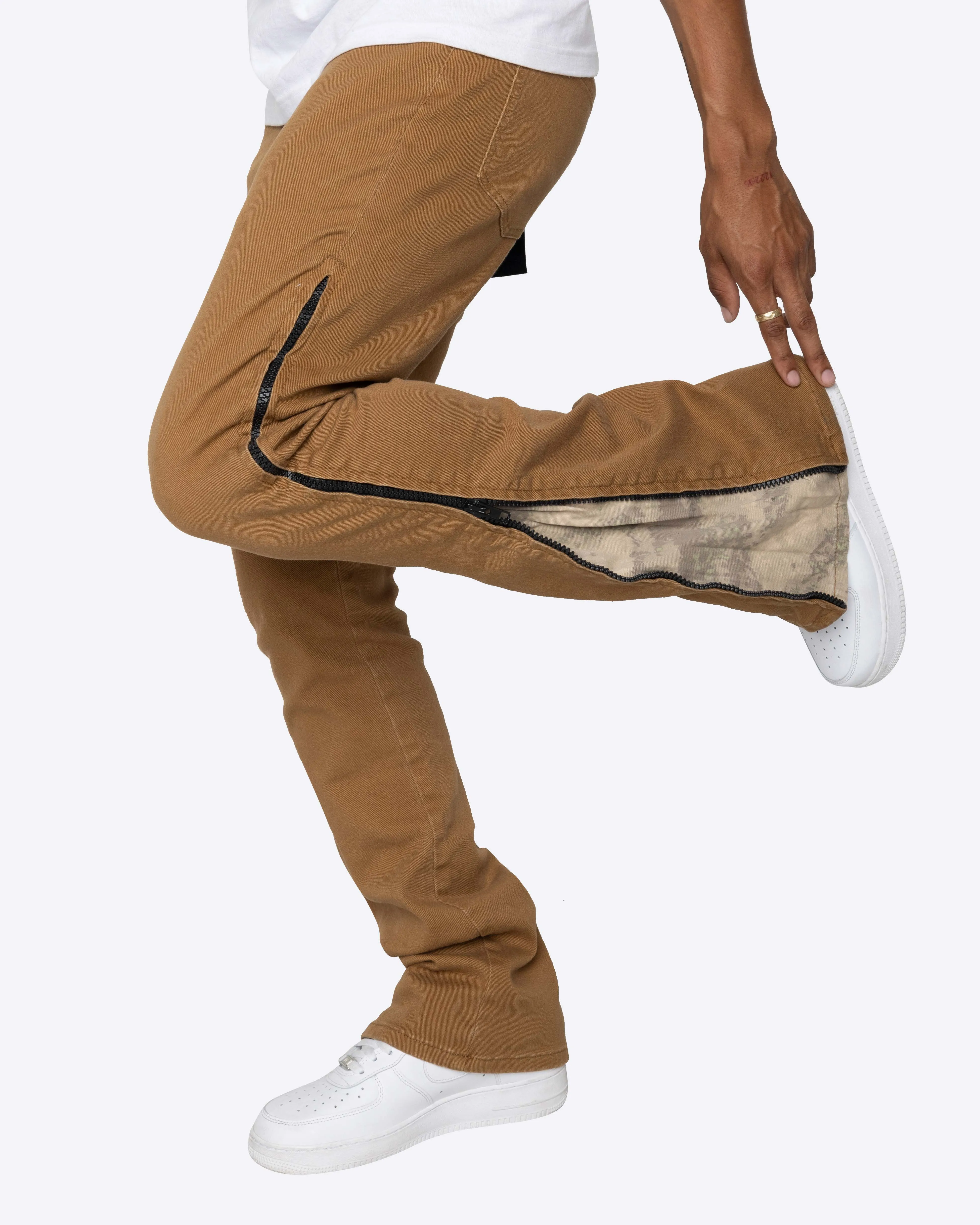 EPTM HAVOC FLARE PANTS-TAN