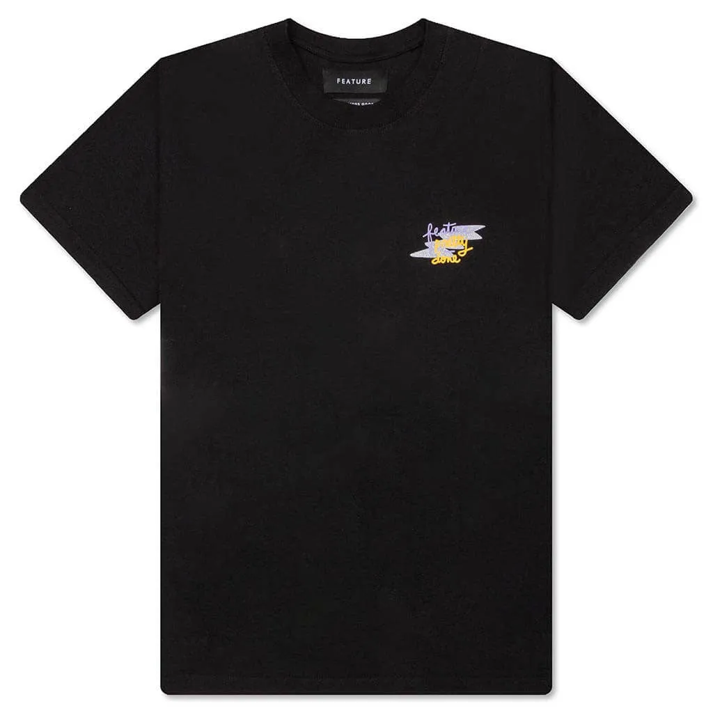 Feature x Pretty Done Mind Body Soul Tee - Black