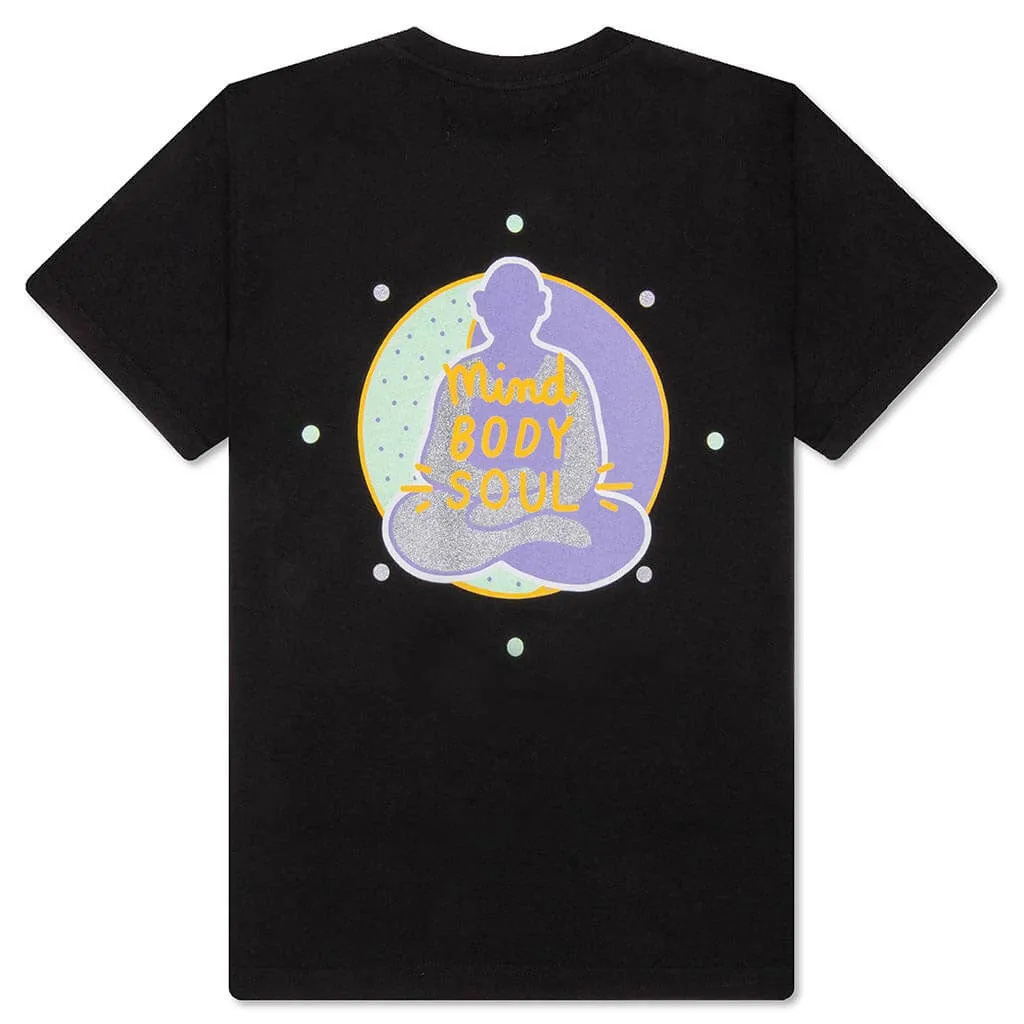 Feature x Pretty Done Mind Body Soul Tee - Black