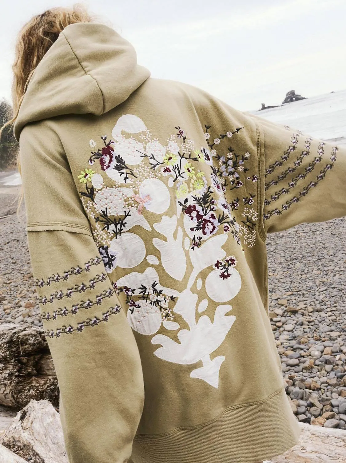 Free People  |Flower Patterns Hoodies & Sweatshirts