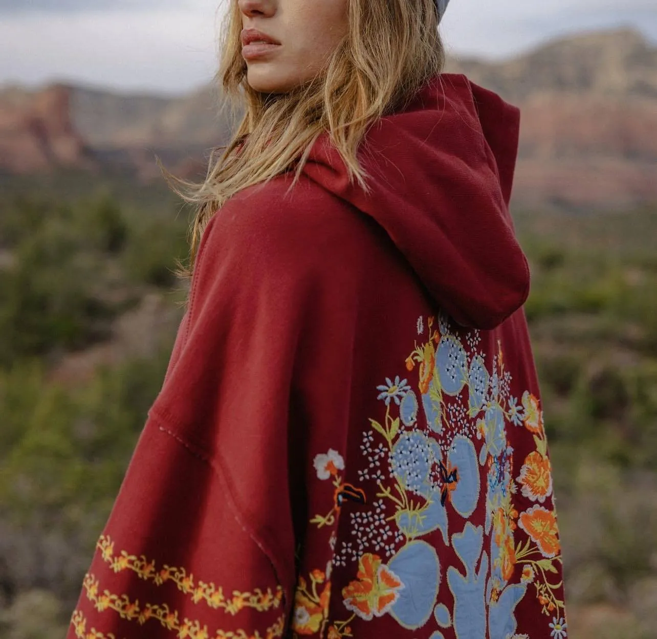 Free People  |Flower Patterns Hoodies & Sweatshirts