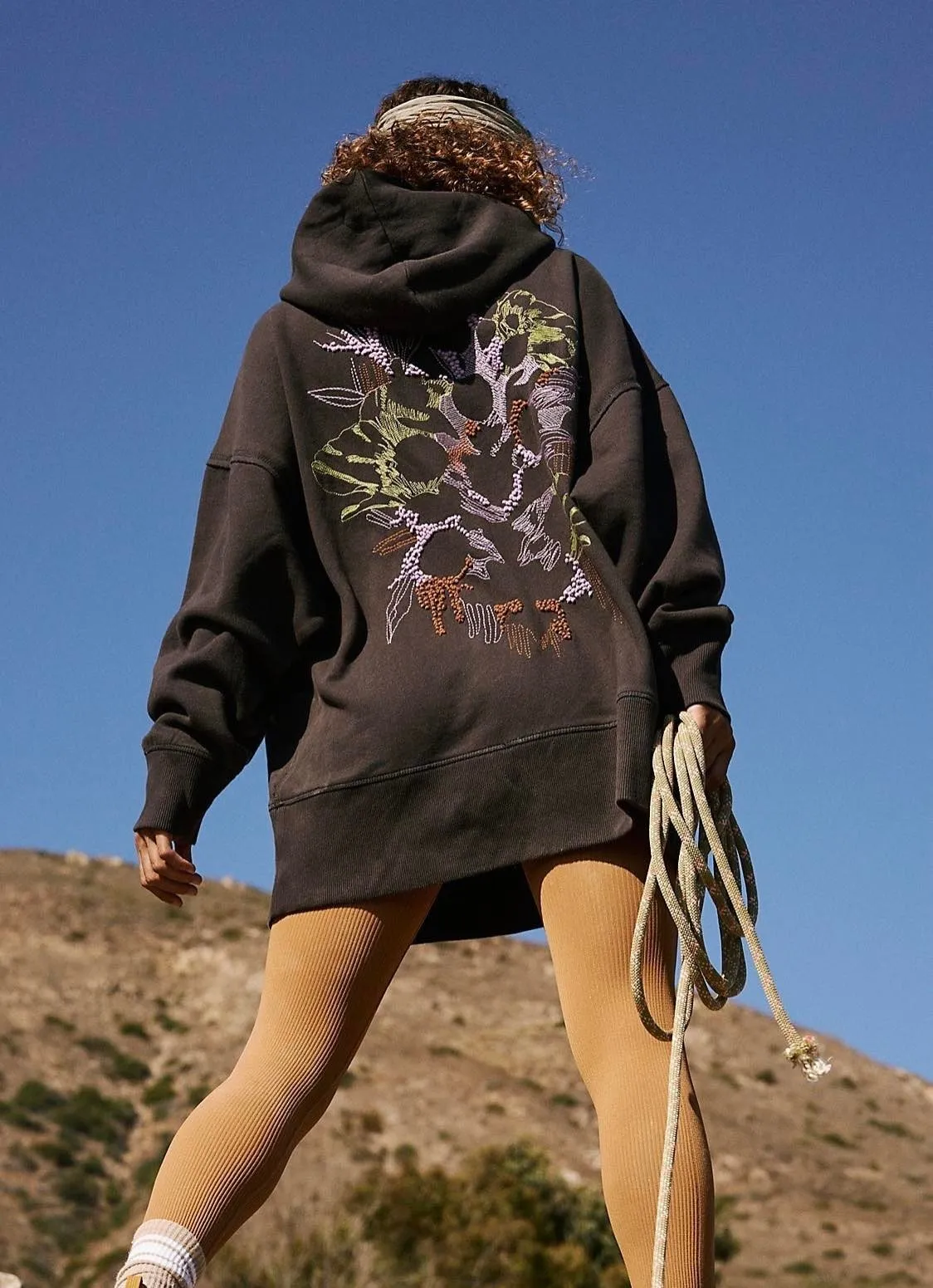 Free People  |Flower Patterns Hoodies & Sweatshirts