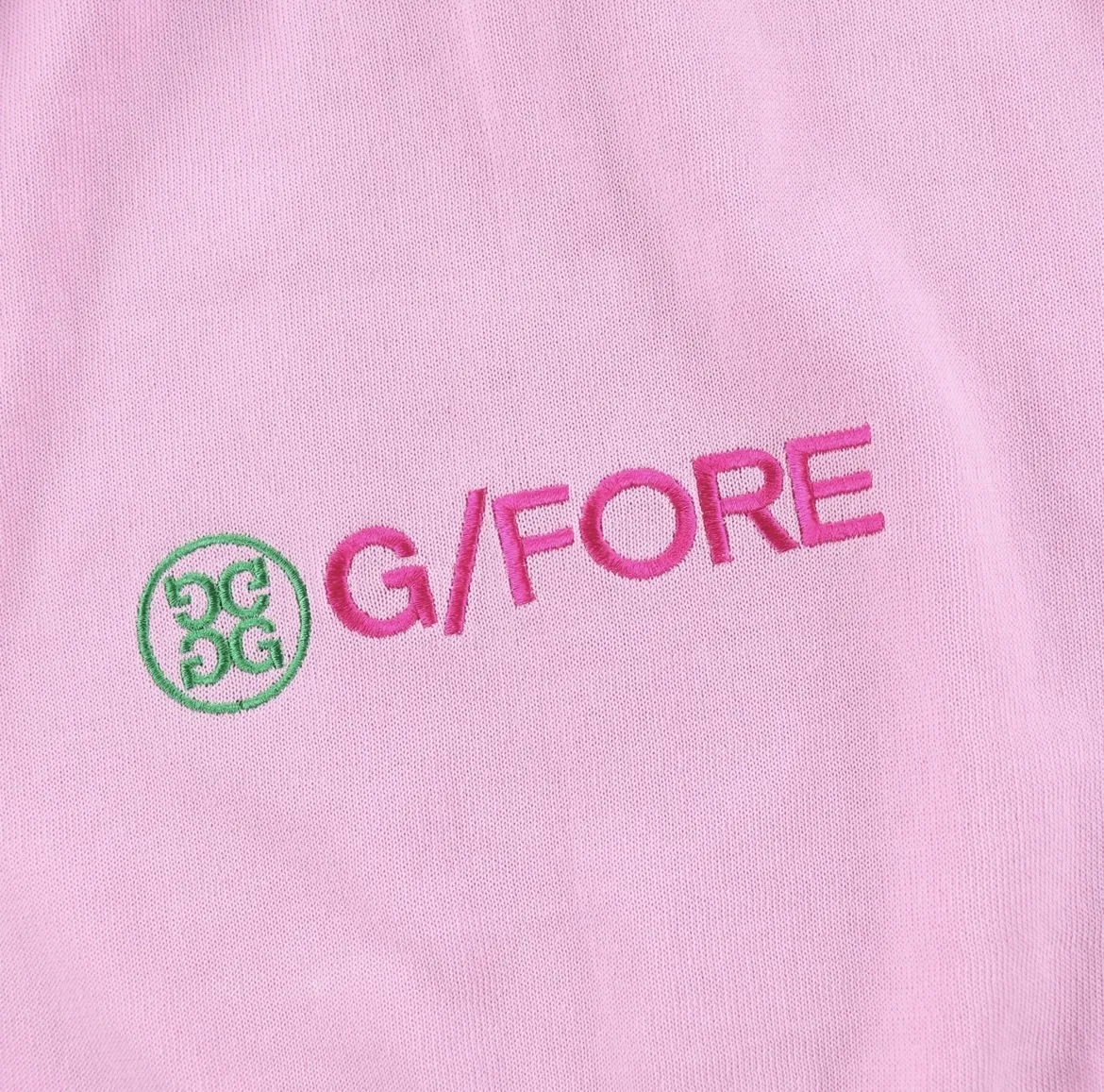 G FORE  |Long Sleeves Plain Cotton Logo Hoodies & Sweatshirts