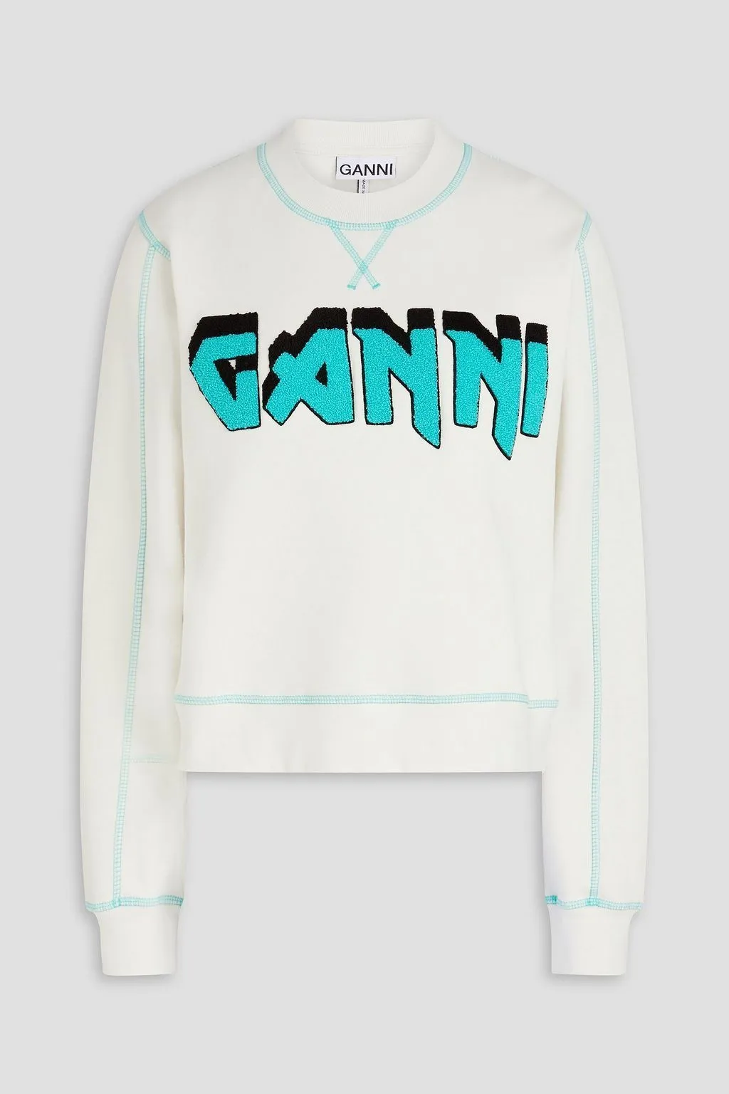 Ganni  |Street Style Logo Hoodies & Sweatshirts