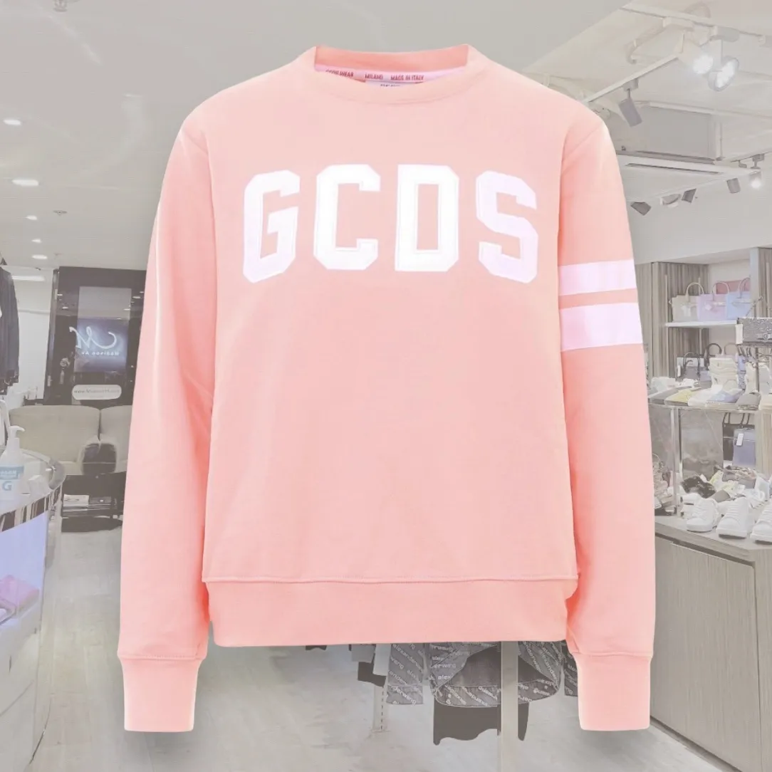 GCDS  |Street Style Logo Hoodies & Sweatshirts